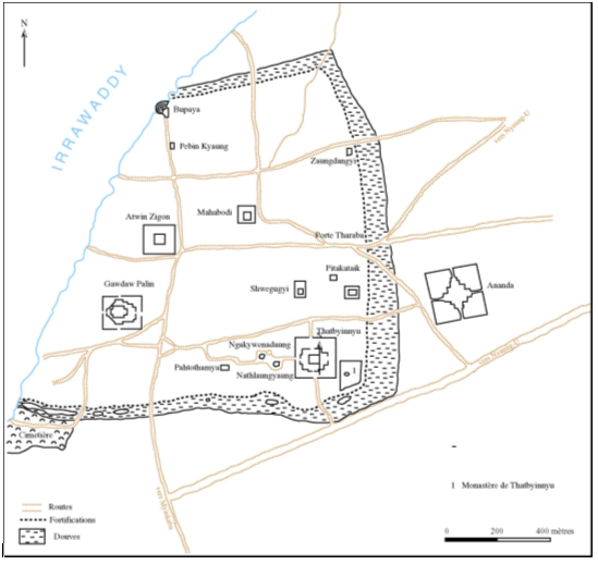 Figure 82. Pagan – plan général de la vieille ville