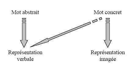 Figure 9 : La théorie du « double codage » (Paivio, 1986)