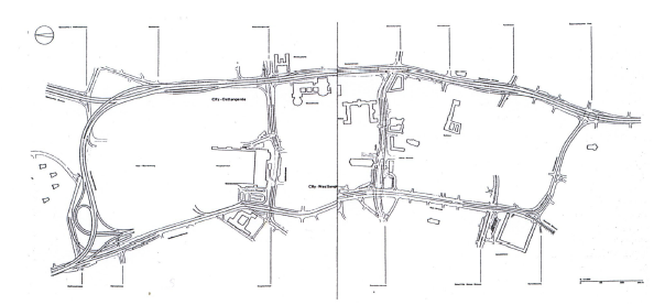 Figure 52 - Le plan du city-ring de Stuttgart en 1962