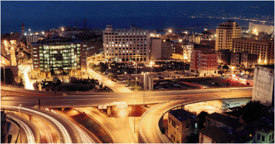 Figure 120. Le centre-ville de Beyrouth : un éclairage unique  