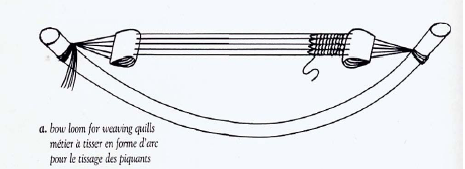 « Bow loom » (metier arqué), Julia Bebbington, 