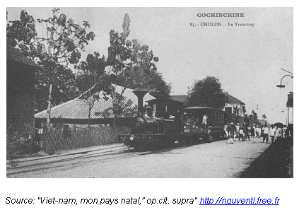 Illustration 8: Le tramway à Saïgon-Cho Lon en 1897