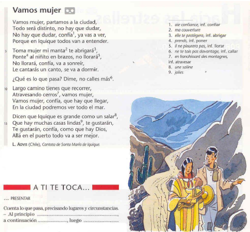 Cantata de Santa María de Iquique. Illustration par Hatier Illustration avec la collaboration de Véronique Foz.