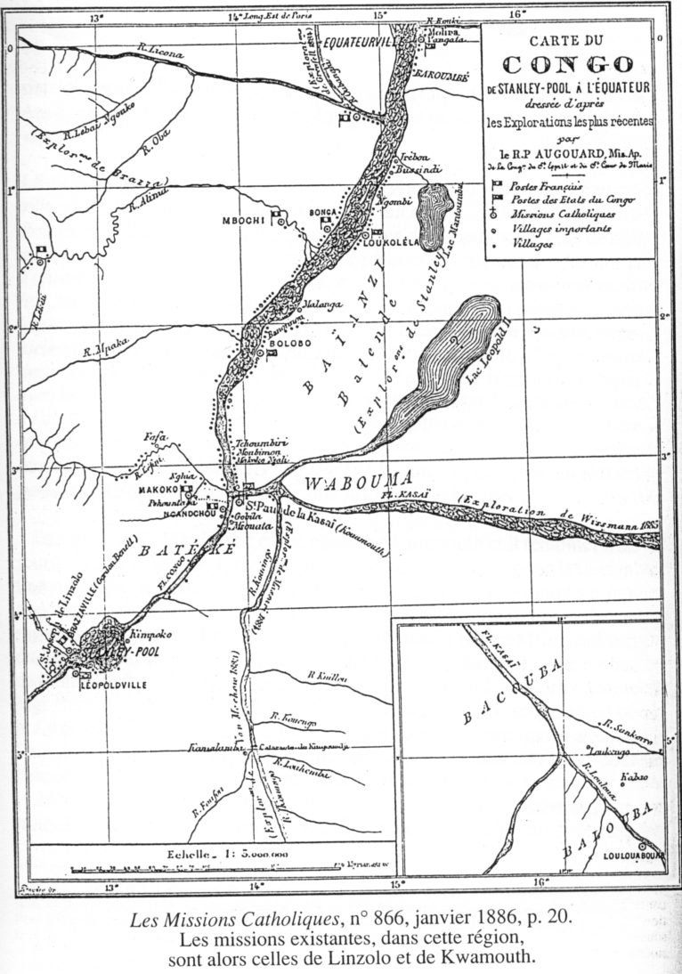 Carte 8 : Saint PAUL du Kasaï 1886 