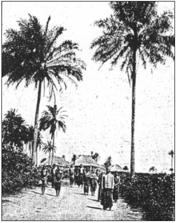 Chrétiens à Pangu, 1910. 