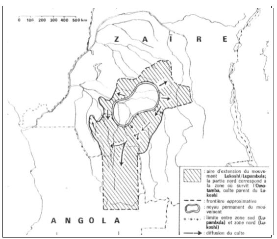 Carte 15, L'expansion du Lukoshi/Lupambula 