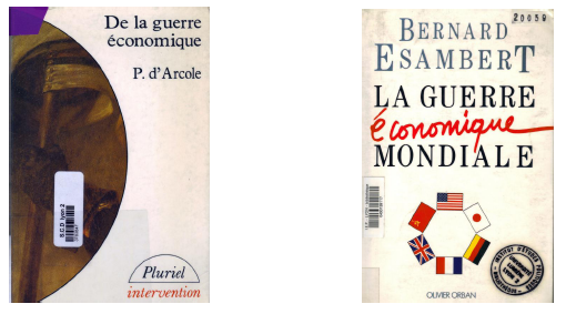 Deux livres mettent en scène en France au début des années 90 la notion de « guerre économique »