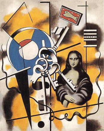 Figure 9 : La Joconde aux clefs (1930), Fernand Léger.